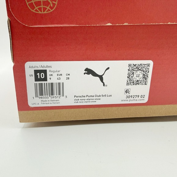 Puma Porsche Club 5V5 Lux Legacy Shoes Size 10 Mens Club Navy Alpine 3092790 - Picture 11 of 11